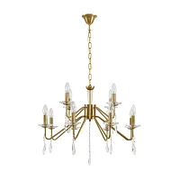 Люстра подвесная Suana 8319/12 Lumion без плафона на 12 ламп, основание шампань в стиле классический Люстра подвесная Suana 8319/12 Lumion без плафона на 12 ламп, основание шампань в стиле классический